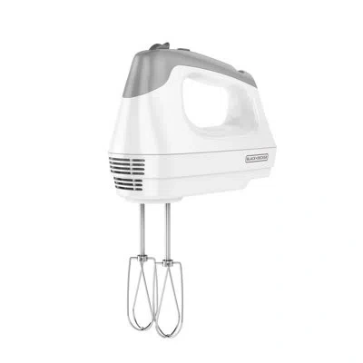 Black+decker Black And Decker White 6 Speed Hand Mixer - White