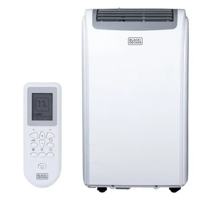 Black+decker Bpp Series  10,000 Btu Sacc/cec Portable Air Conditioner, 700 Sq. Ft. 14,000 Btu Ashrae  In White
