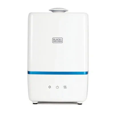 Black+decker Buh Series  1.32 Gallon Ultrasonic Warm & Cool Mist Humidifier In White