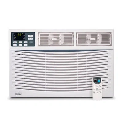 Black+decker Bwac Series  8000 Btu Window Air Conditioner Unit, Ac Cools Up To 350 Square Feet, White