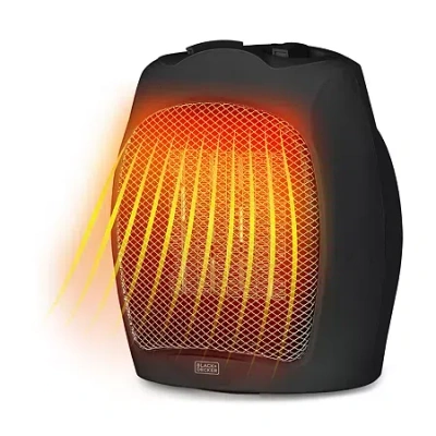 Black+decker Ceramic Heater In Black