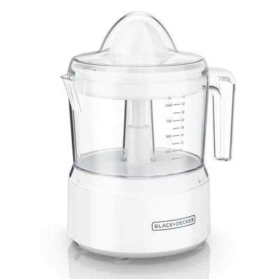 Black+decker Citrus Juicer In White