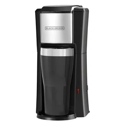 Black+decker Cm618 Single Serve Coffee Maker, Black In Chrome;black