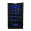 Black+decker Compressor Cooling 24 Bottle Wine Fridge With Blue Light & Led Display Bd61526 In Black