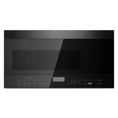 Black+decker Decker 16.4" 1.6 Cu Ft. 1000 - Watt Recirculating Over-the-range Microwave With Sensor Cooking In Black