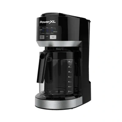 Black+decker Dual Brew 14-cup Carafe Single Serve Coffee Maker, Auto-clean, Compact Design, K-cup & Reusable Grou In Black
