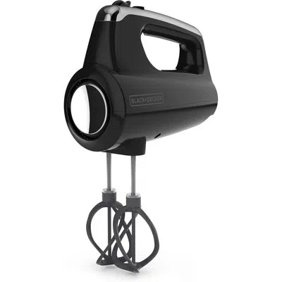 Black+decker Helix Performance Premium 5-speed Hand Mixer, Black