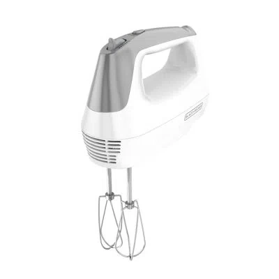 Black+decker Lightweight Hand Mixer, White, Mx1500w In Gray
