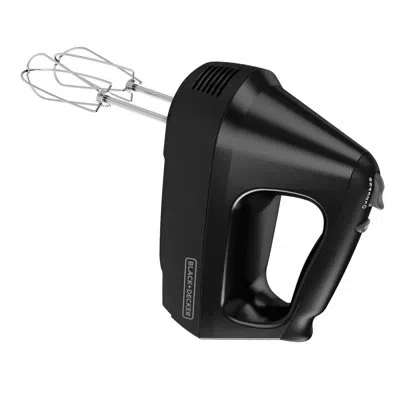 Black+decker Mx3200b 6-speed Hand Mixer With Turbo Boost, Black