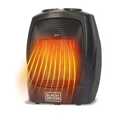 Black+decker Personal Ceramic Heater In Black