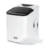 Black+decker Self-cleaning Portable Ice Machine With 26-lb. Capacity Every 24 Hours With Basket & Scoop In White