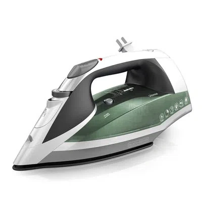 Black+decker Vitessa Advanced Steam Iron With Nonstick Soleplate, Ir2020 In Green