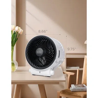 Black+decker Winter Ready Series  Dual Function Desktop Heater & Fan, 3 Settings, 750w/1500w Space He