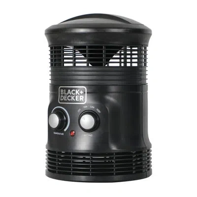 Black+decker Winter Ready Series  Electric Heater, 360 Surround Portable Heater,space Heater With 3 S