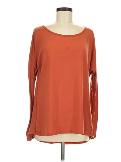 Pre-owned Black Diamond 3/4 Sleeve T-shirt In Orange