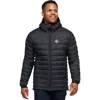 Black Diamond Access Down Hooded Jacket In Black