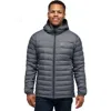 Black Diamond Access Down Hooded Jacket In Gray