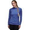 Black Diamond Alpenglow Hooded Long-sleeve Shirt In Blue