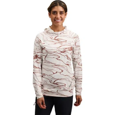 Black Diamond Alpenglow Hooded Long-sleeve Shirt In Relief/chalk/clay