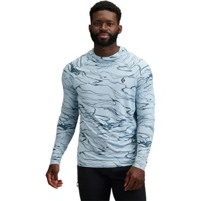 Black Diamond Alpenglow Hooded Shirt In Blue