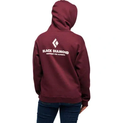 Black Diamond Eqpmnt For Alpinists Pullover Hoodie In Bordeaux