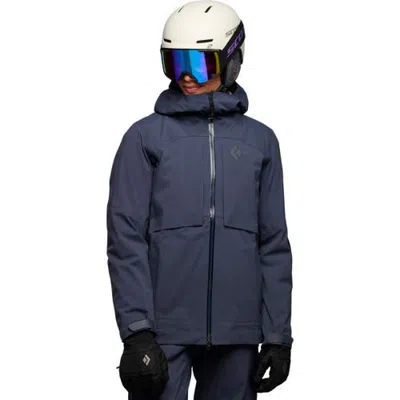 Black Diamond Factor Shell Jacket In Charcoal