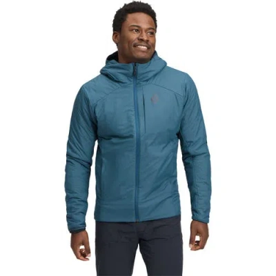 Black Diamond First Light Stretch Hooded Jacket In Blue