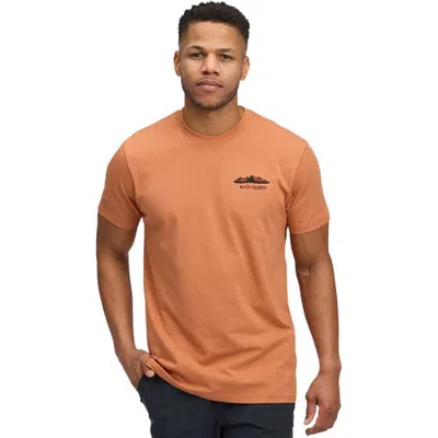 Black Diamond Mountainscape T-shirt In Brown