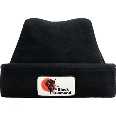Black Diamond Pointed Fleece Beanie