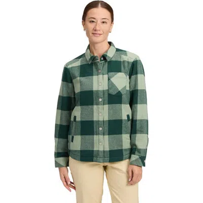 Black Diamond Project Lined Flannel Shirt In Deep Woods/agave