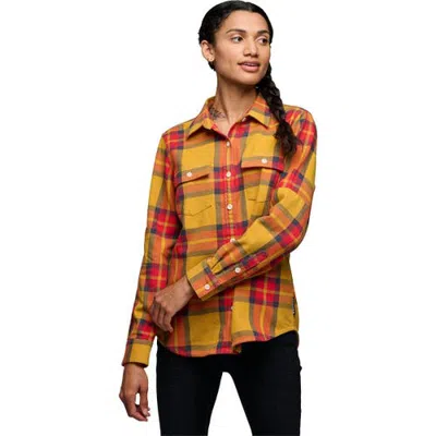 Black Diamond Project Twill Long-sleeve Shirt In Amber/coral Red