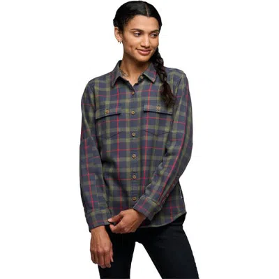 Black Diamond Project Twill Long-sleeve Shirt In Charcoal/tundra