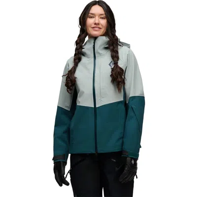Black Diamond Recon Stretch Ski Shell In Agave/deep Woods