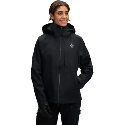 Black Diamond Recon Stretch Ski Shell In Black