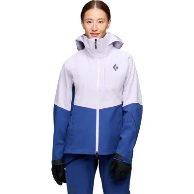 Black Diamond Recon Stretch Ski Shell In Soft Lilac/twilight Blue