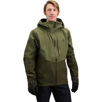 Black Diamond Recon Stretch Ski Shell In Green