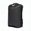 Black Diamond Rectangular Black Backpack With Dark Grid Pattern And Blue Lining In White