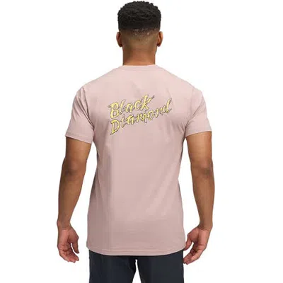 Black Diamond Shredded T-shirt In Pink