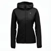 Black Diamond Streamlined  Jacket With Full Zip And Hood In Black