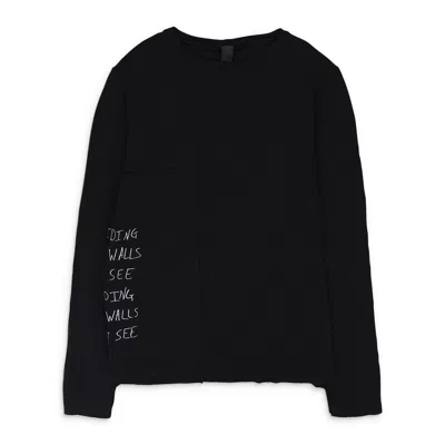 Black Fist Black Two Layer Long Sleeve T-shirt