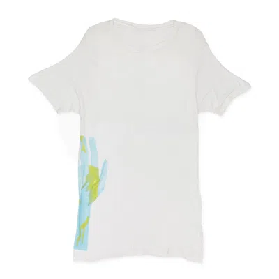 Black Fist White T-shirt