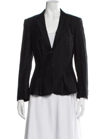 Pre-owned Black Fleece Blazer In Black