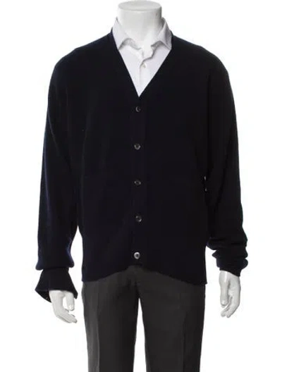 Pre-owned Black Fleece Cashmere V-neck Cardigan In Multi