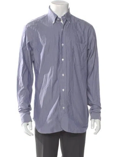 Pre-owned Black Fleece Long Sleeve Shirt In Blue
