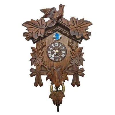 Black Forest Carved Wall Clock