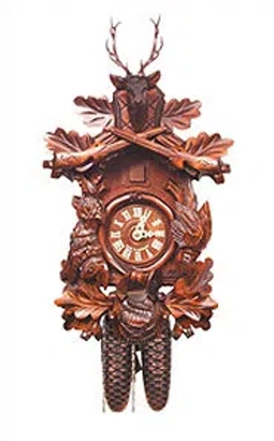 Black Forest Cuckoo Wall Clock In Mahogany