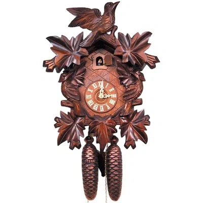 Black Forest Cuckoo Wall Clock In Mahogany