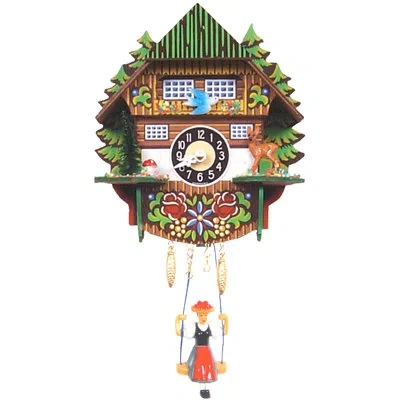 Black Forest Mountain Chalet Cuckoo Wall Clock