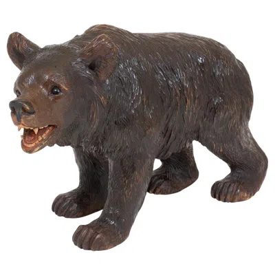 Pre-owned Black Forest Swiss  Walking Bear