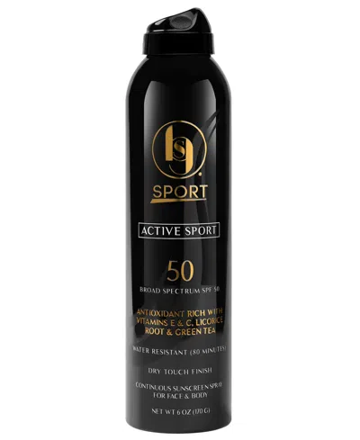 Black Girl Sunscreen Active Sport Spray Spf 50, 6 Oz. In Transparent